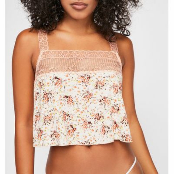 Free People Tops - 🚫SOLD🚫Free People lace Lovelorn Sleep cami